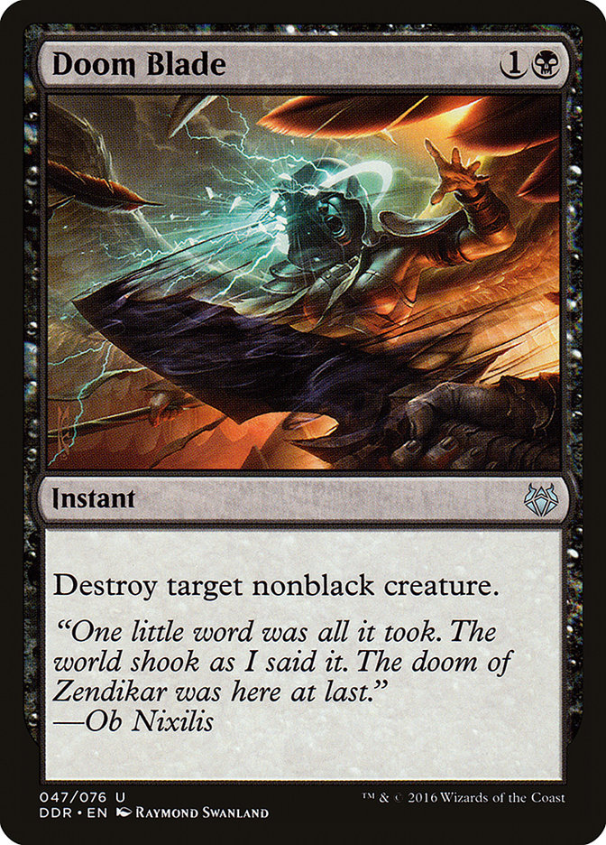 Doom Blade [Duel Decks: Nissa vs. Ob Nixilis] | Webway Games