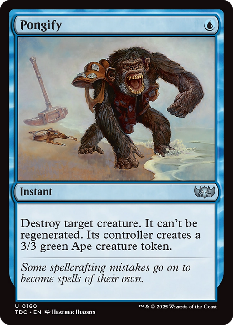 Pongify [Tarkir: Dragonstorm Commander] | Webway Games