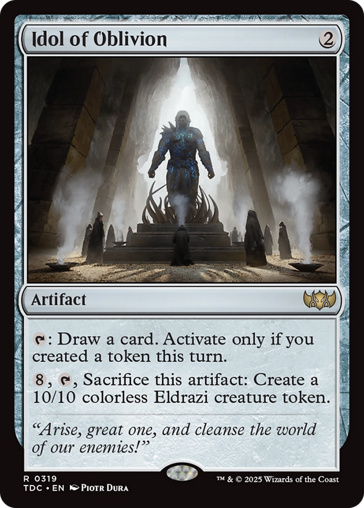 Idol of Oblivion [Tarkir: Dragonstorm Commander] | Webway Games