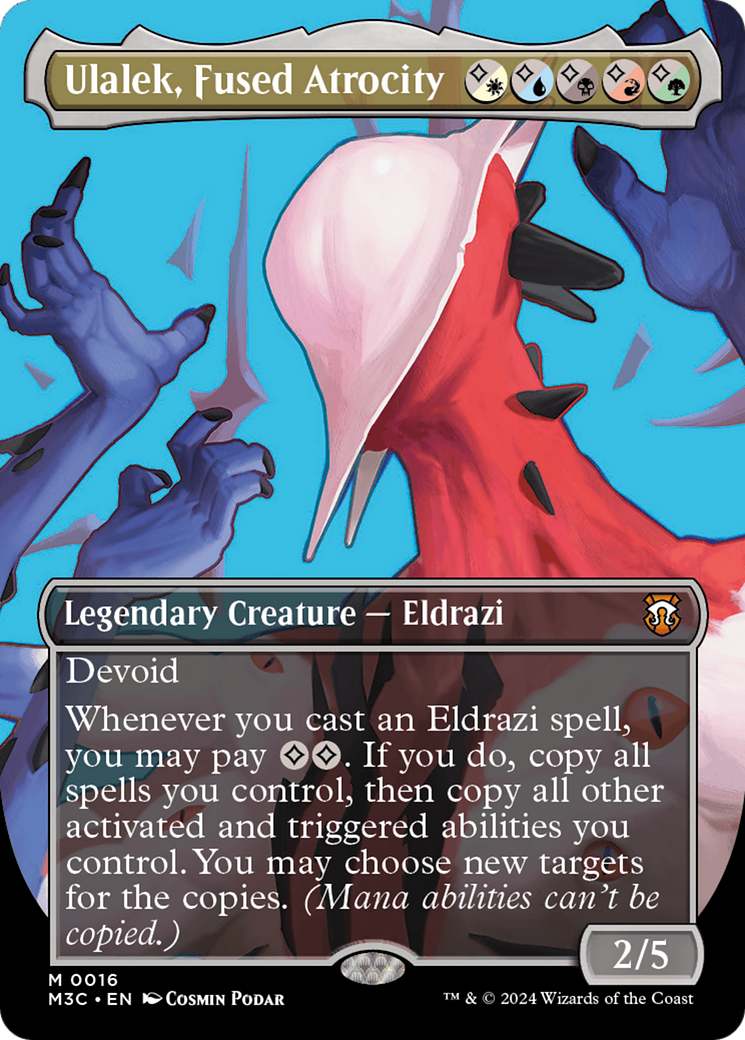 Ulalek, Fused Atrocity (Borderless) [Modern Horizons 3 Commander] | Webway Games