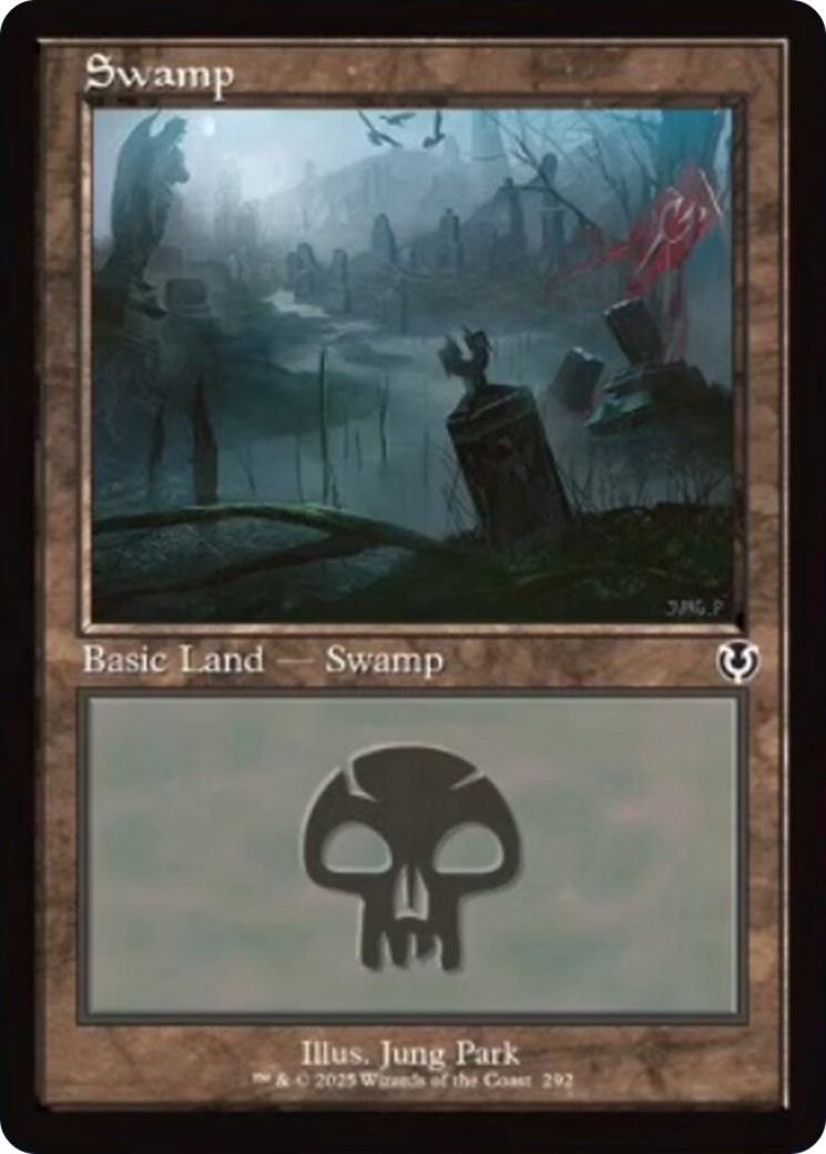 Swamp (292) (Retro Frame) [Innistrad Remastered] | Webway Games
