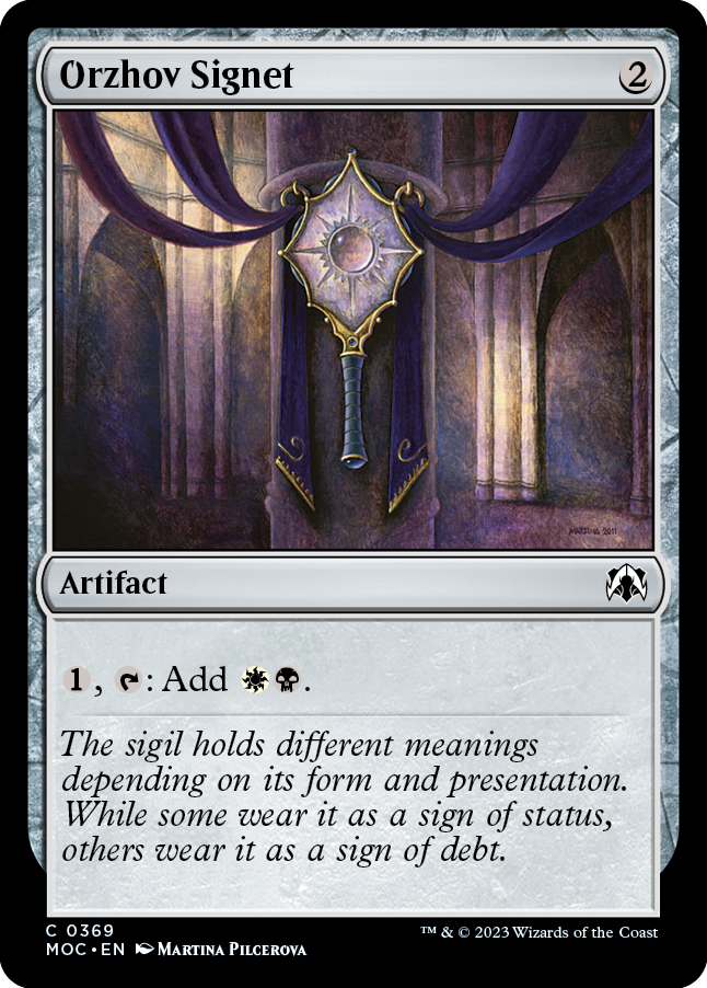 Orzhov Signet [March of the Machine Commander] | Webway Games