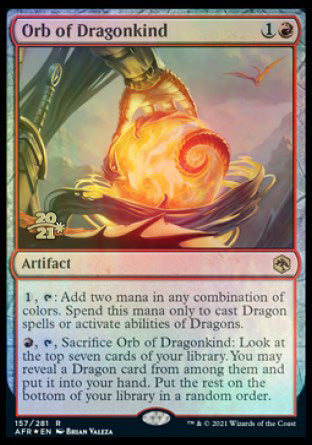 Orb of Dragonkind [Dungeons & Dragons: Adventures in the Forgotten Realms Prerelease Promos] | Webway Games