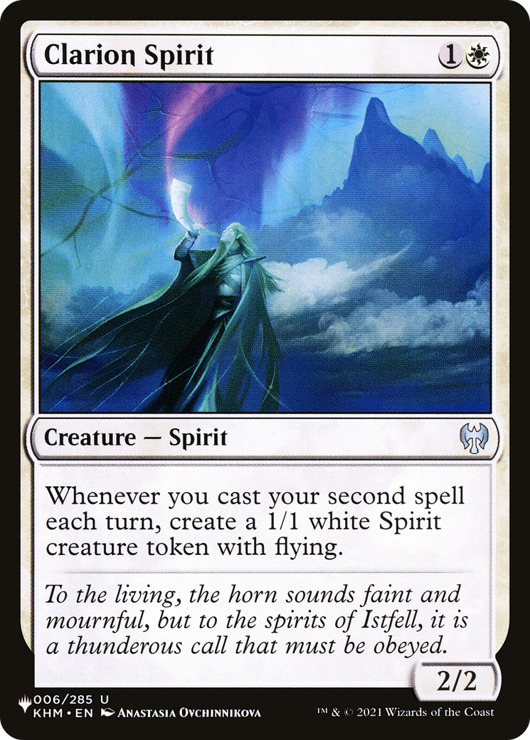 Clarion Spirit [The List] | Webway Games
