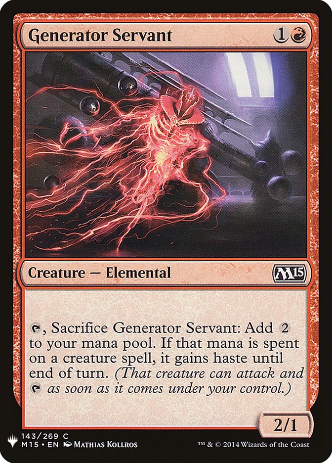 Generator Servant [Mystery Booster] | Webway Games