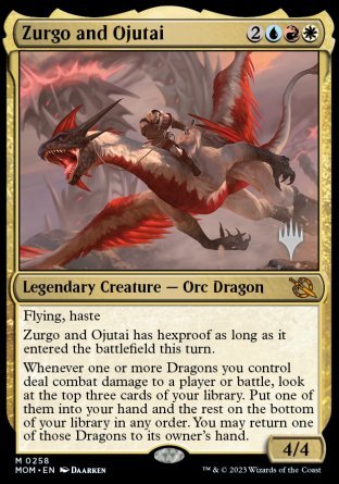 Zurgo and Ojutai (Promo Pack) [March of the Machine Promos] | Webway Games