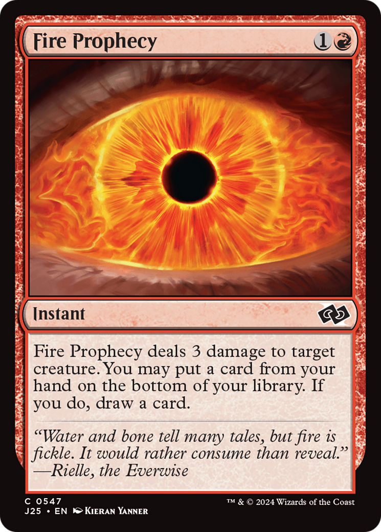 Fire Prophecy [Foundations Jumpstart] | Webway Games
