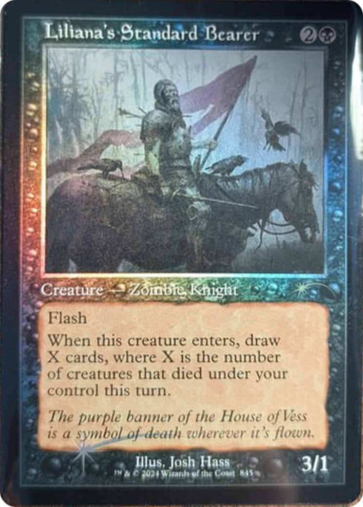 Liliana's Standard Bearer (Retro Frame) [Secret Lair Drop Series] | Webway Games