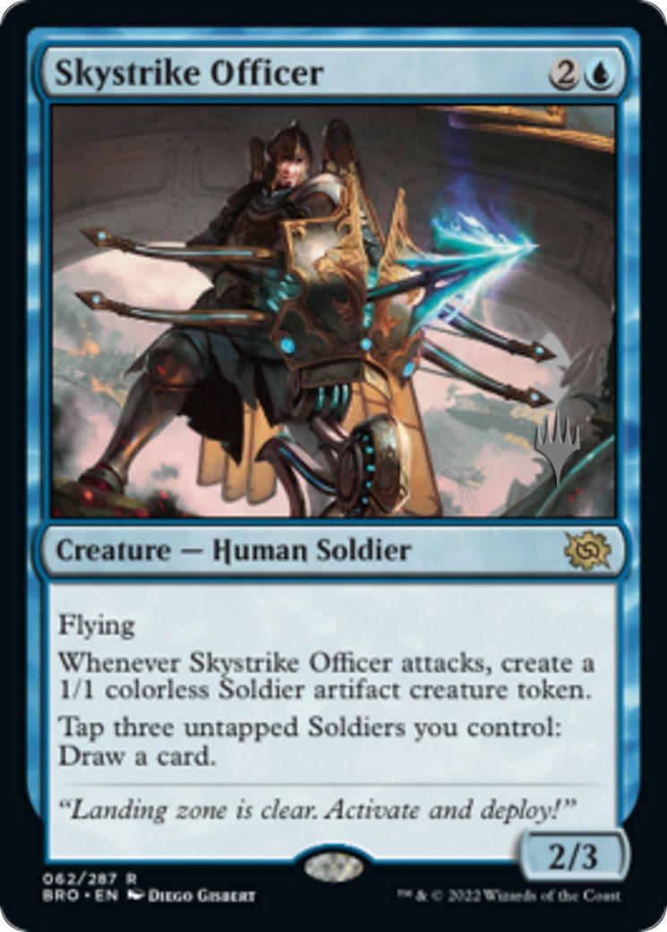 Skystrike Officer (Promo Pack) [The Brothers' War Promos] | Webway Games