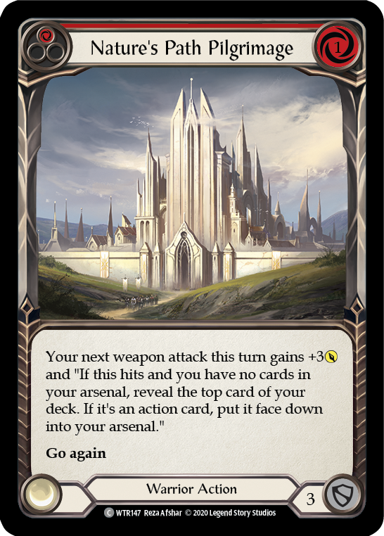 Nature's Path Pilgrimage (Red) [U-WTR147] (Welcome to Rathe Unlimited)  Unlimited Normal | Webway Games