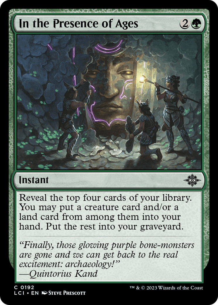 In the Presence of Ages [The Lost Caverns of Ixalan] | Webway Games