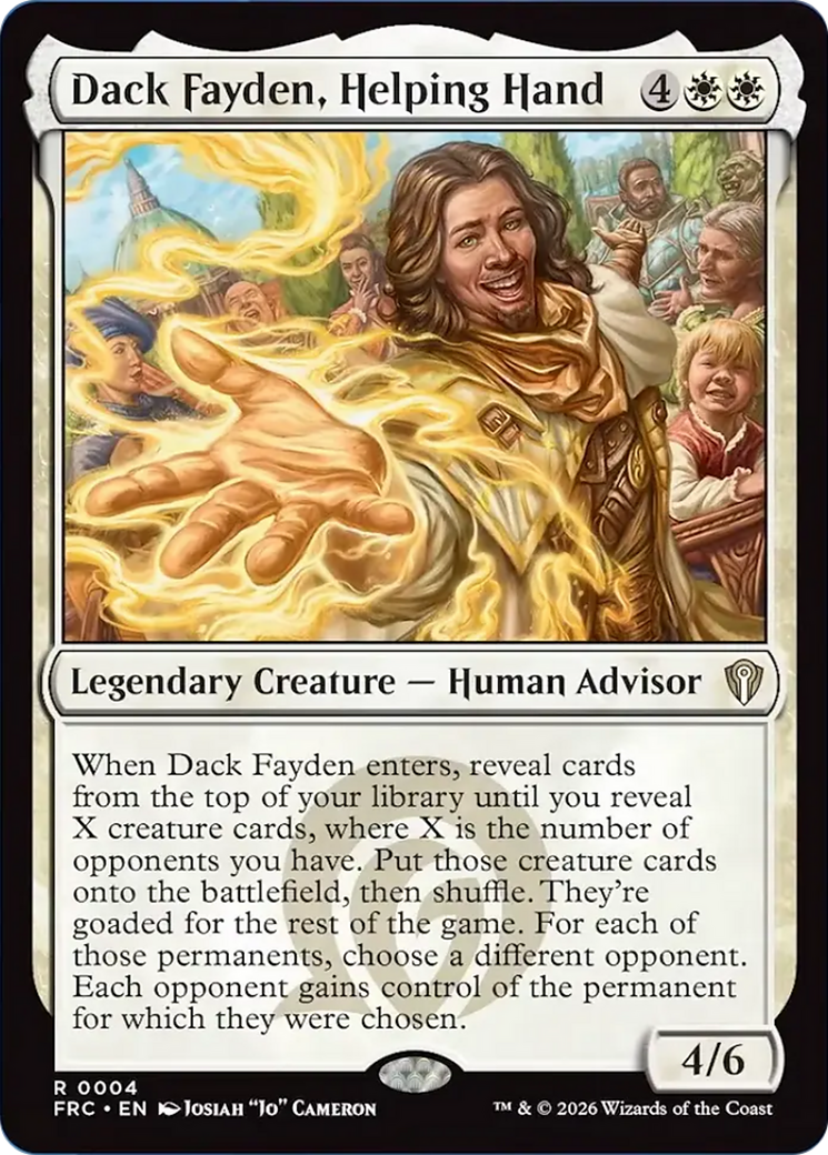 Dack Fayden, Helping Hand [Reality Fracture Commander] | Webway Games