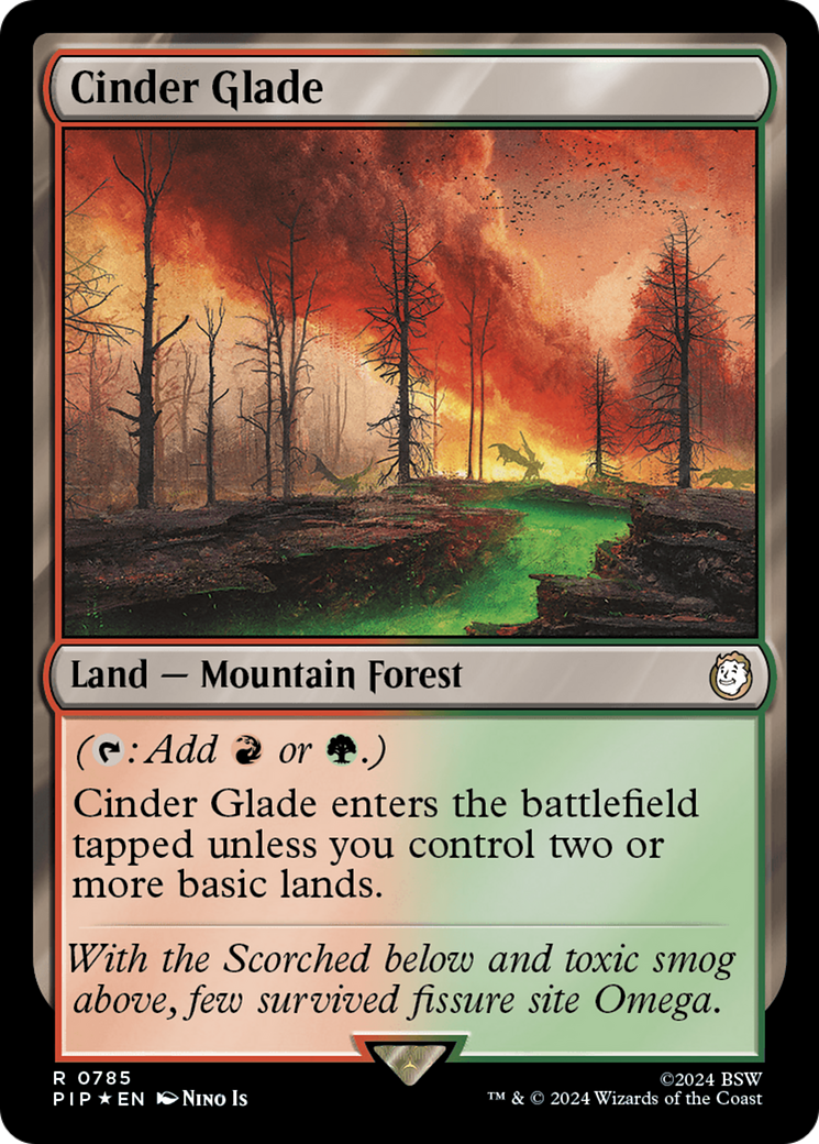 Cinder Glade (Surge Foil) [Fallout] | Webway Games