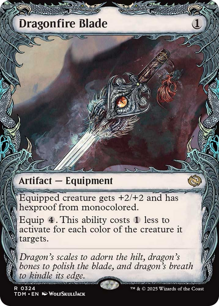 Dragonfire Blade (Showcase) [Tarkir: Dragonstorm] | Webway Games