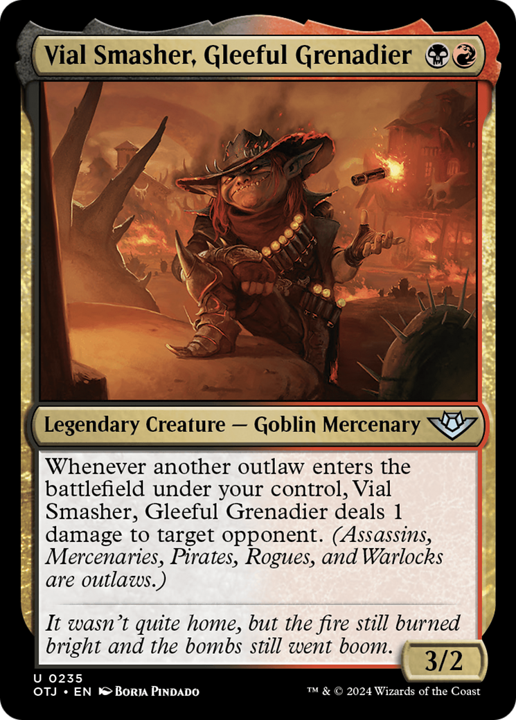 Vial Smasher, Gleeful Grenadier [Outlaws of Thunder Junction] | Webway Games