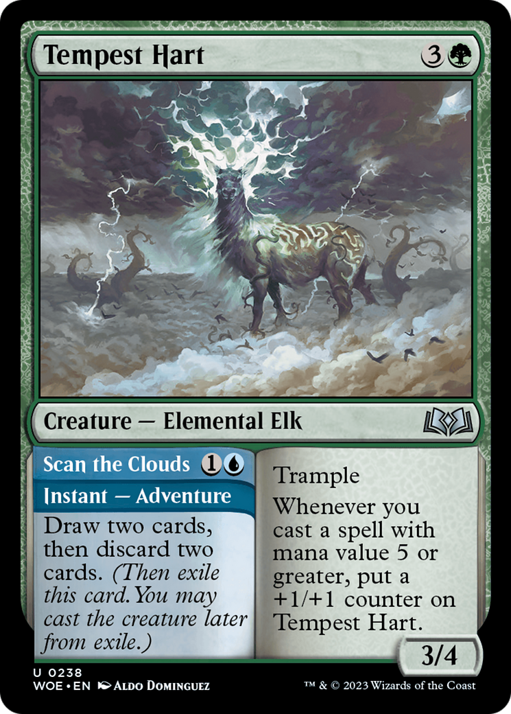 Tempest Hart // Scan the Clouds [Wilds of Eldraine] | Webway Games