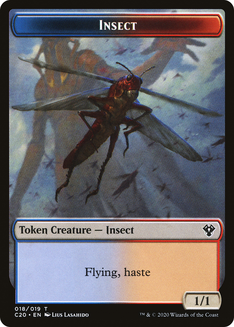 Treasure // Insect Double-Sided Token [Secret Lair: Heads I Win, Tails You Lose Tokens] | Webway Games