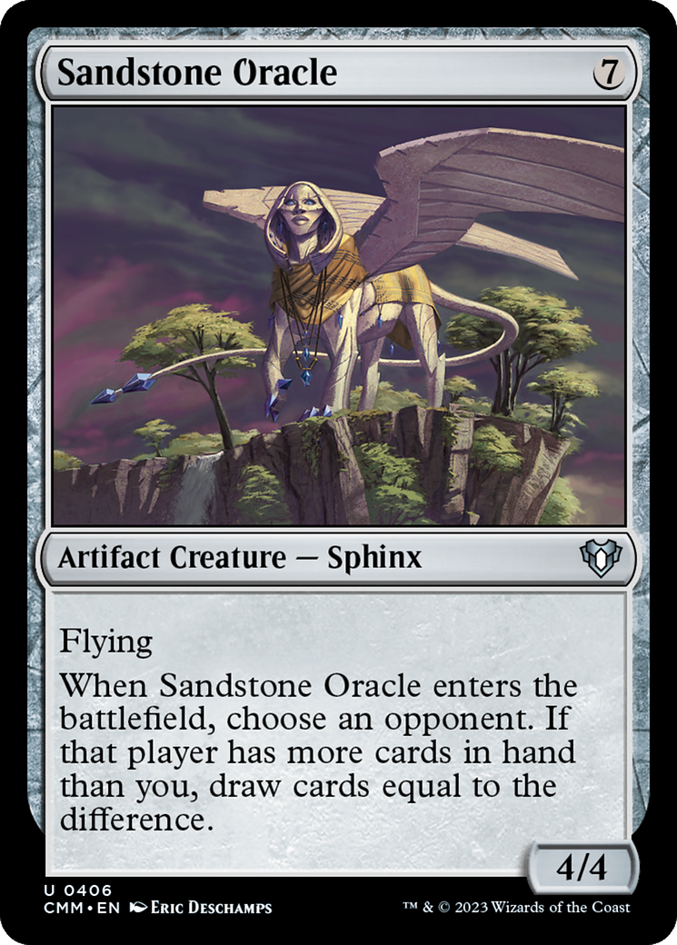 Sandstone Oracle [Commander Masters] | Webway Games