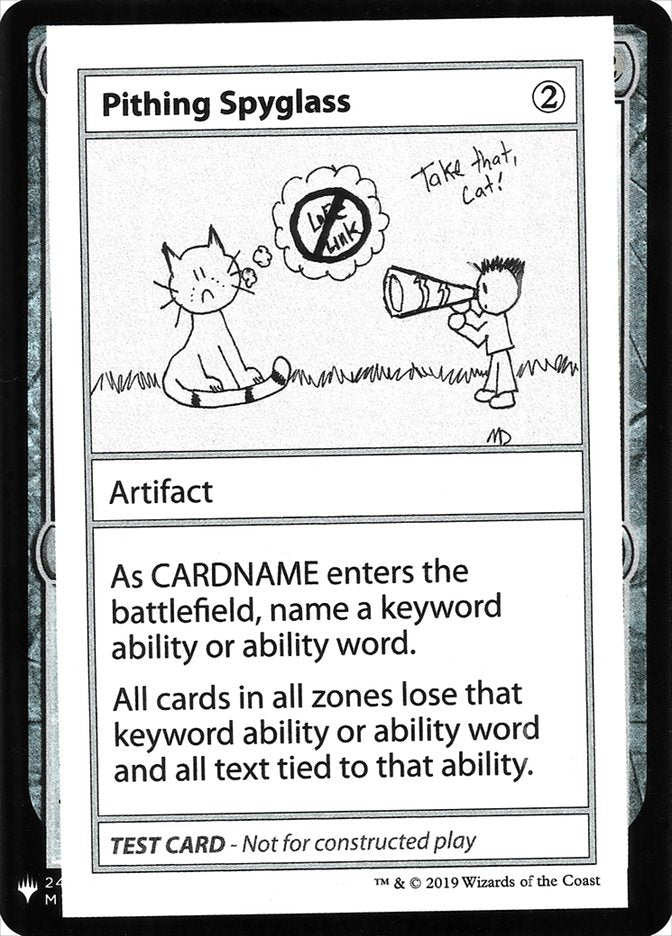 Pithing Spyglass [Mystery Booster Playtest Cards] | Webway Games