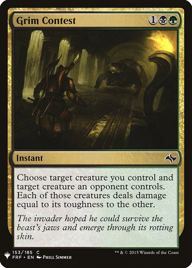 Grim Contest [Mystery Booster] | Webway Games