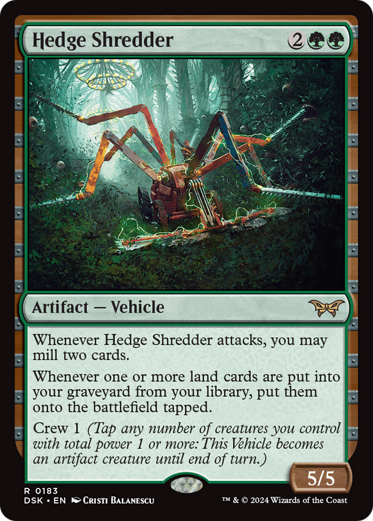 Hedge Shredder [Duskmourn: House of Horror] | Webway Games
