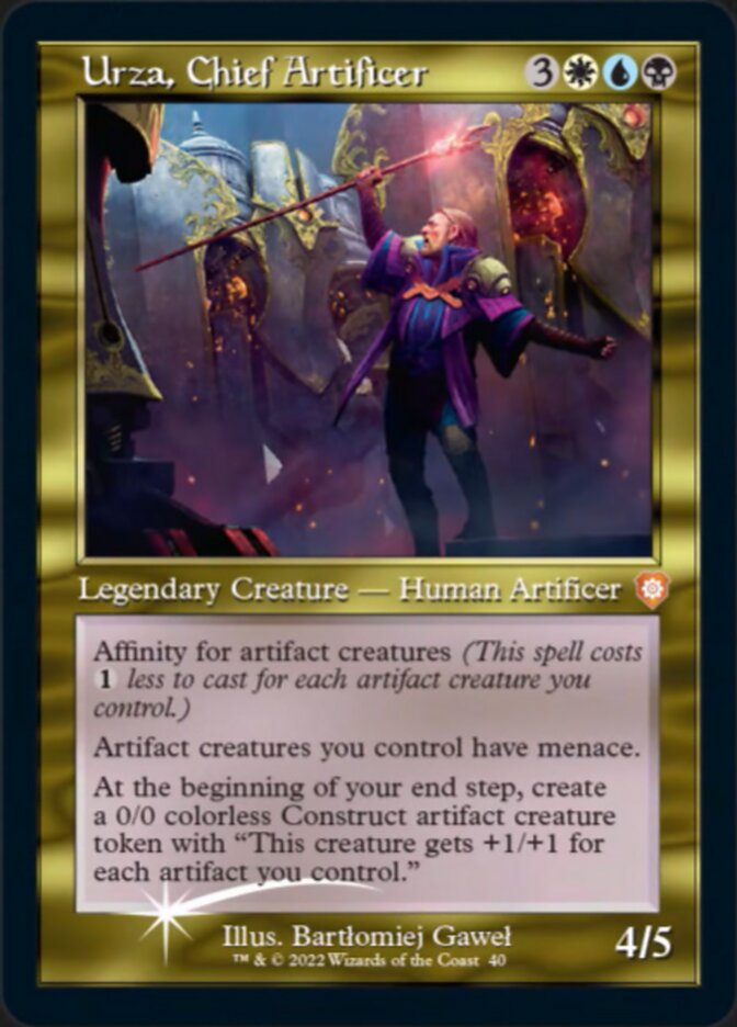Urza, Chief Artificer (040) (Retro) (Display Commander) [The Brothers' War Commander] | Webway Games