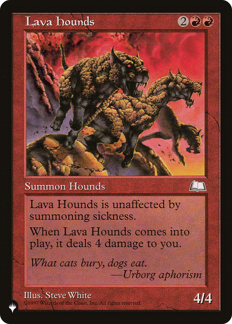 Lava Hounds [The List] | Webway Games