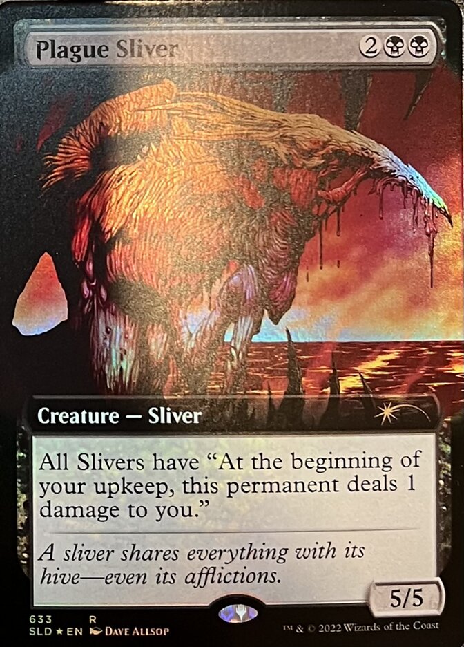 Plague Sliver (Extended Art) [Secret Lair Drop Promos] | Webway Games