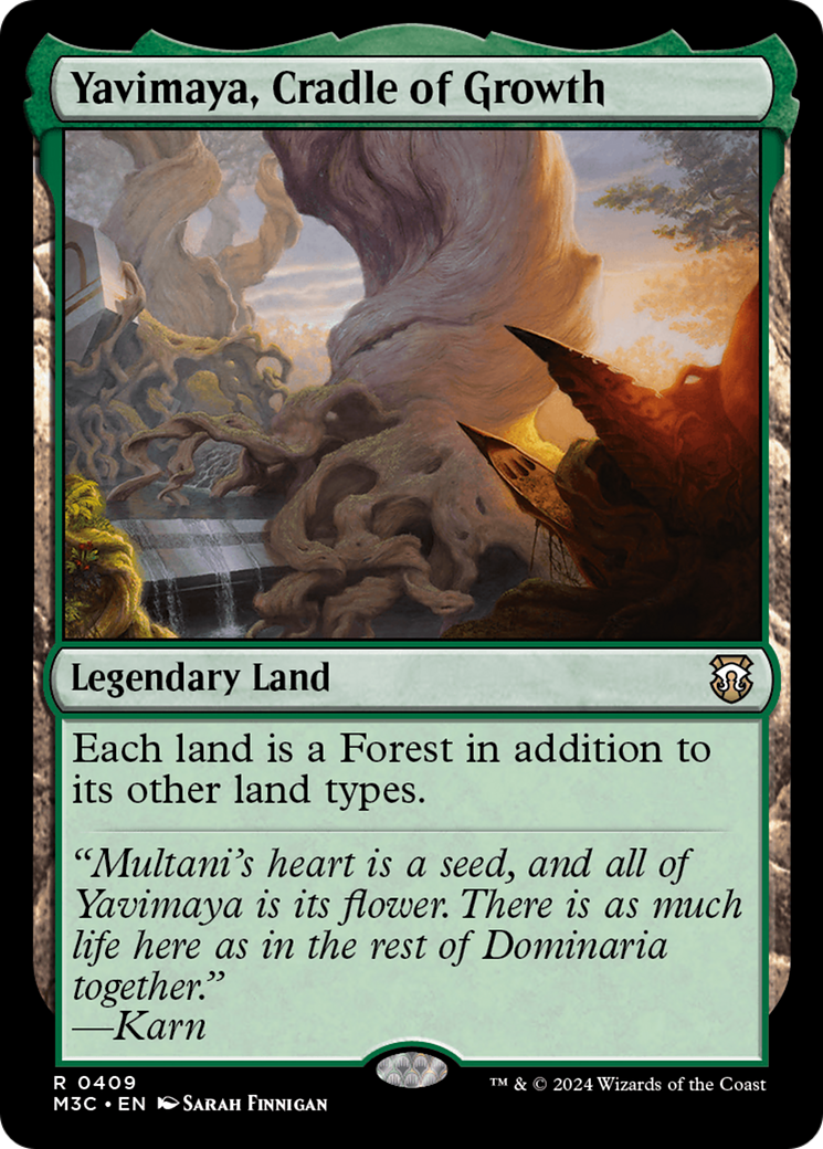 Yavimaya, Cradle of Growth (Ripple Foil) [Modern Horizons 3 Commander] | Webway Games