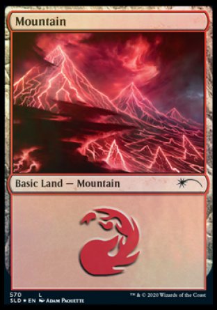 Mountain (Lightning) (570) [Secret Lair Drop Promos] | Webway Games