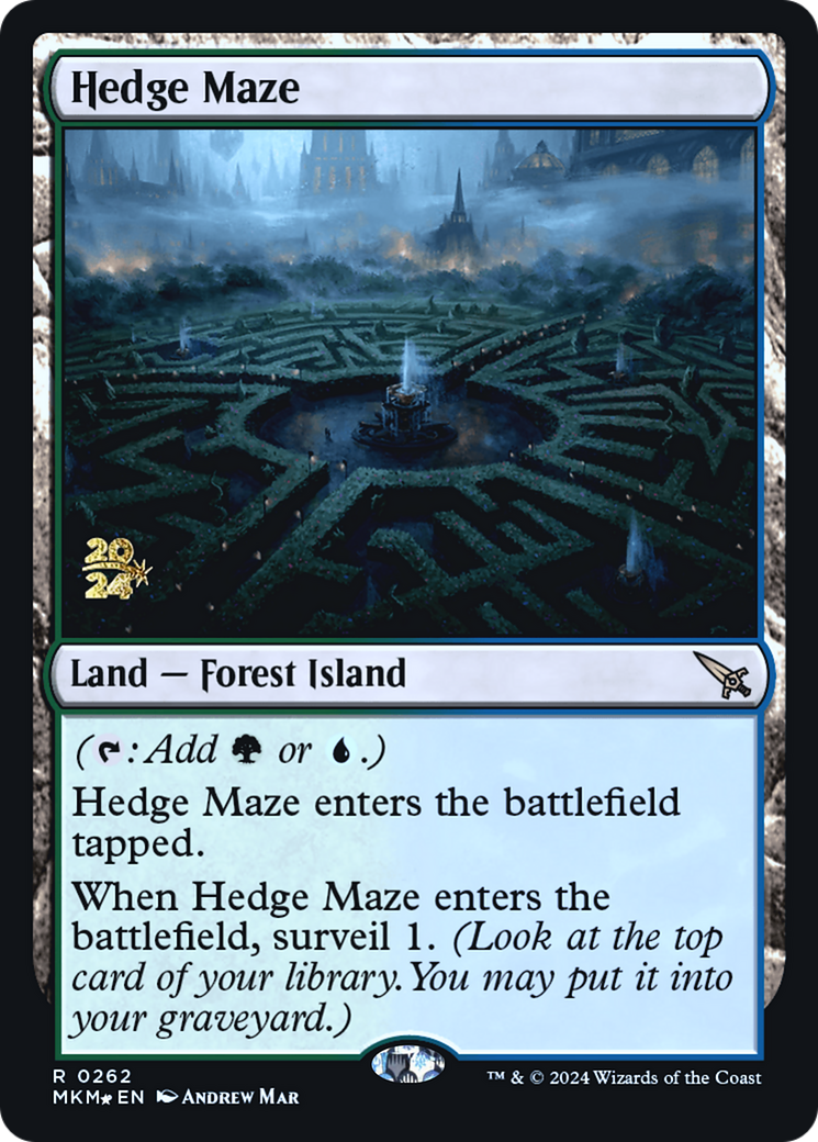 Hedge Maze [Murders at Karlov Manor Prerelease Promos] | Webway Games