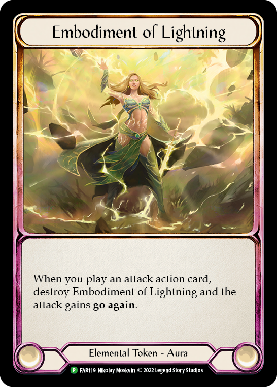 Embodiment of Lightning [FAB119] (Promo)  Cold Foil | Webway Games