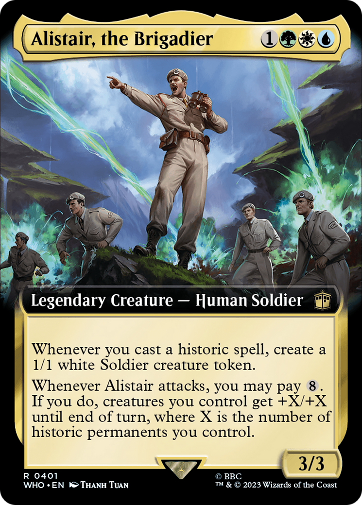 Alistair, the Brigadier (Extended Art) [Doctor Who] | Webway Games
