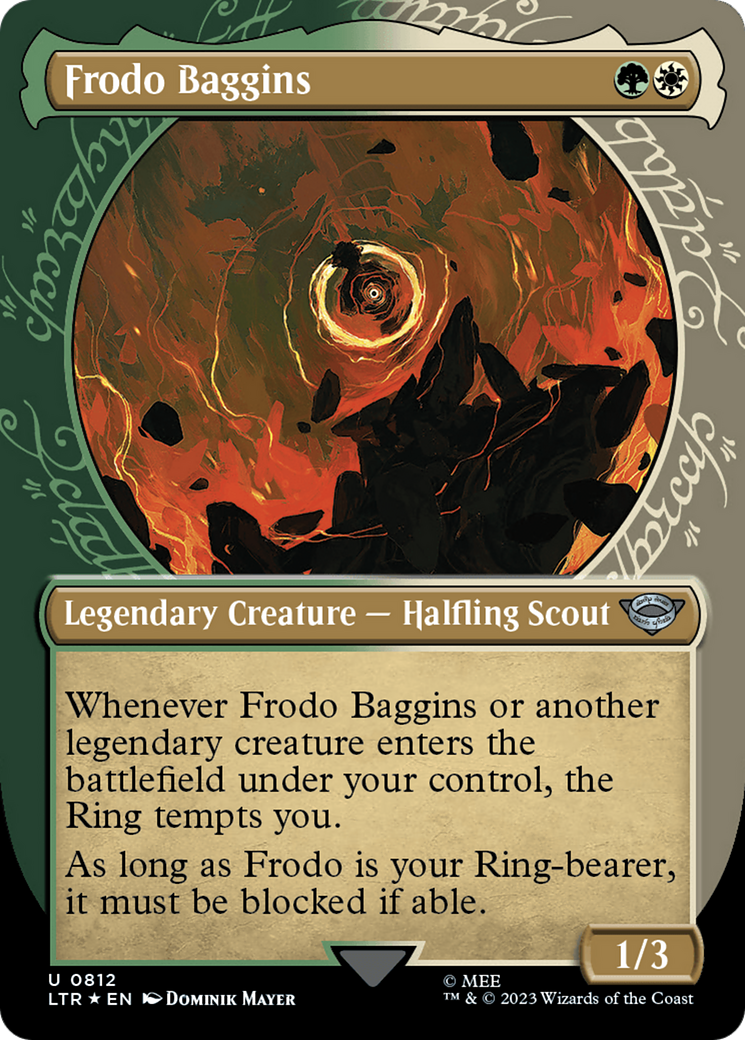 Frodo Baggins (Showcase) (Surge Foil) [The Lord of the Rings: Tales of Middle-Earth] | Webway Games