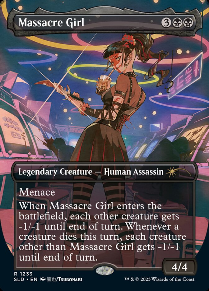 Massacre Girl (Borderless) [Secret Lair Drop Series] | Webway Games