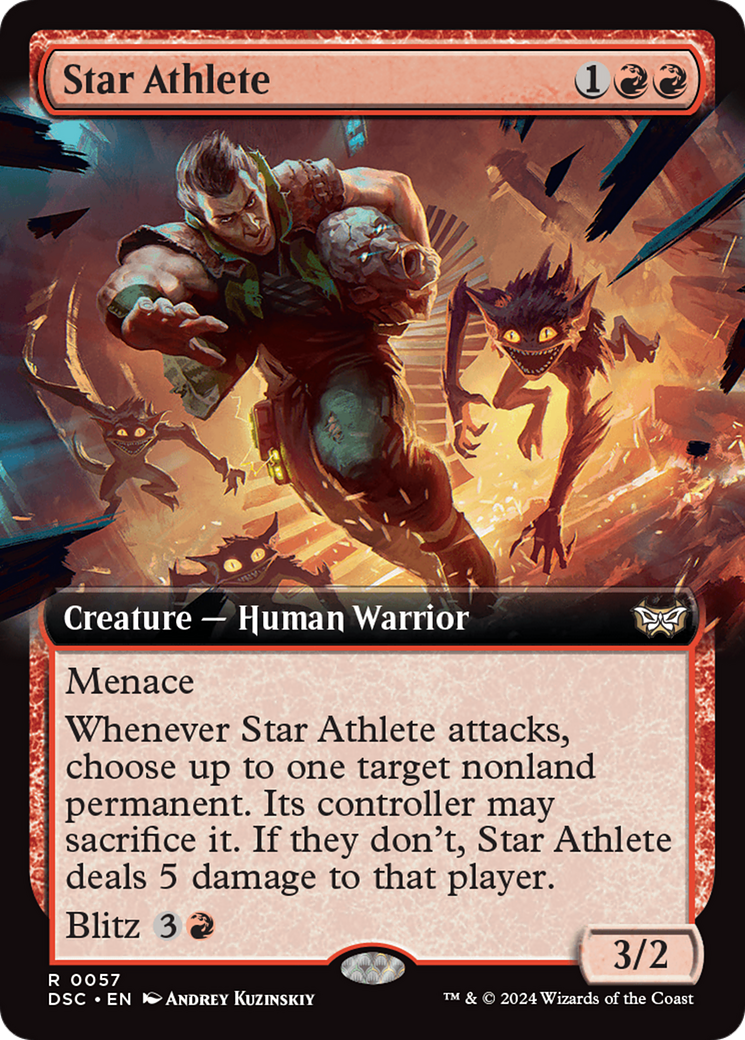 Star Athlete (Extended Art) [Duskmourn: House of Horror Commander] | Webway Games
