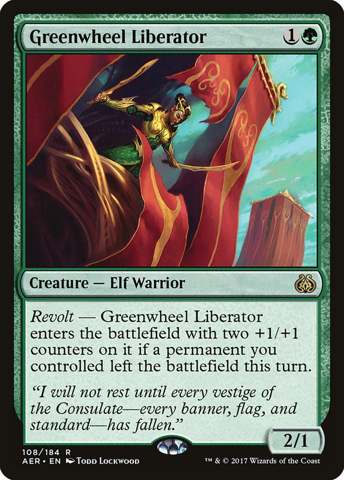 Greenwheel Liberator [Aether Revolt] | Webway Games