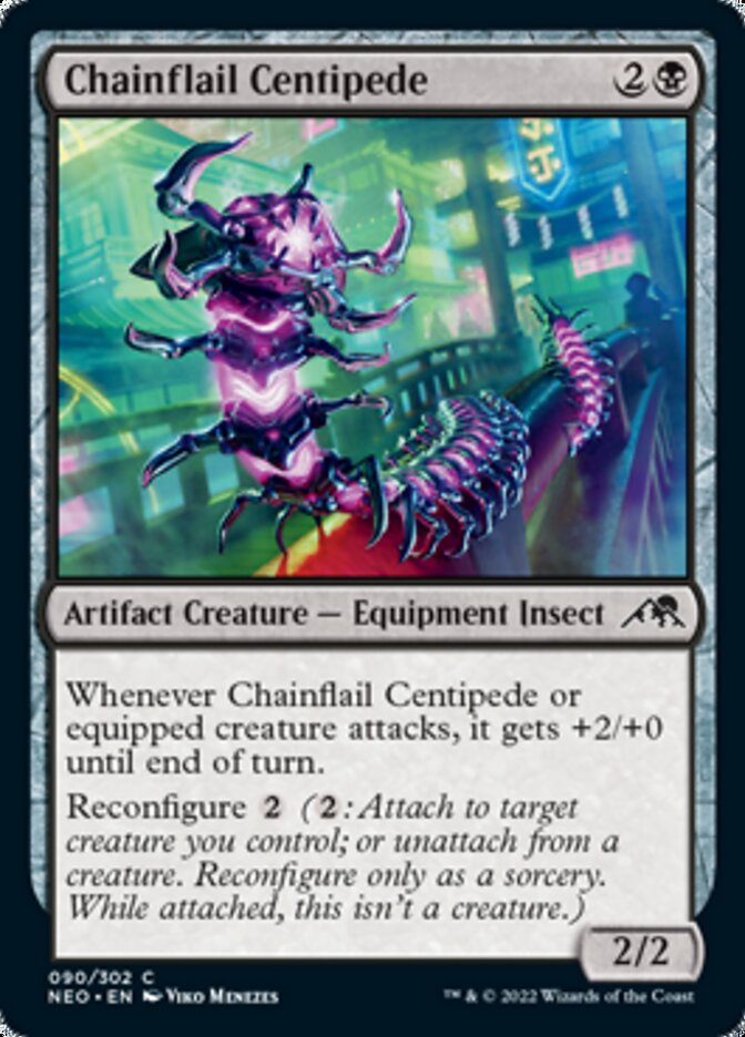 Chainflail Centipede [Kamigawa: Neon Dynasty] | Webway Games