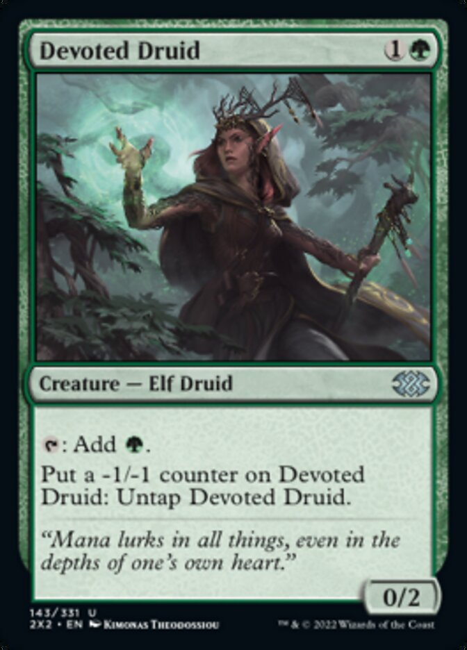 Devoted Druid [Double Masters 2022] | Webway Games