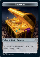 Treasure // Boo Double-Sided Token [Dungeons & Dragons: Adventures in the Forgotten Realms Tokens] | Webway Games