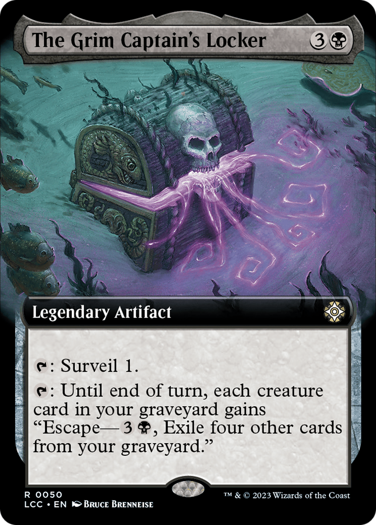 The Grim Captain's Locker (Extended Art) [The Lost Caverns of Ixalan Commander] | Webway Games
