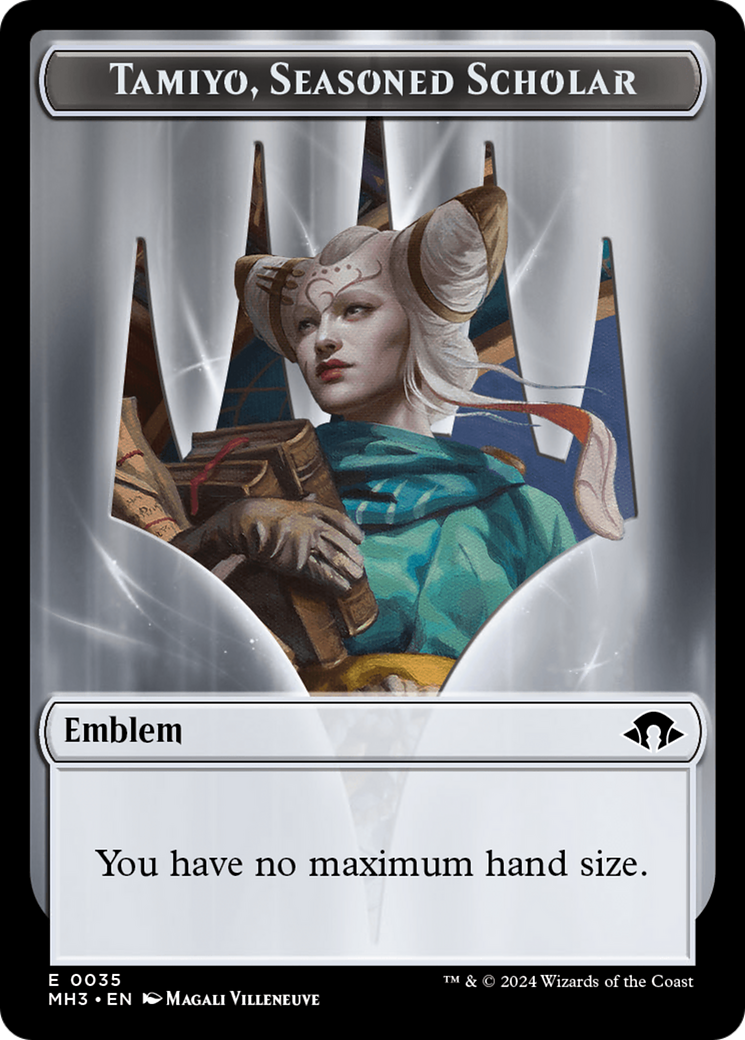 Tamiyo, Seasoned Scholar Token [Modern Horizons 3 Tokens] | Webway Games