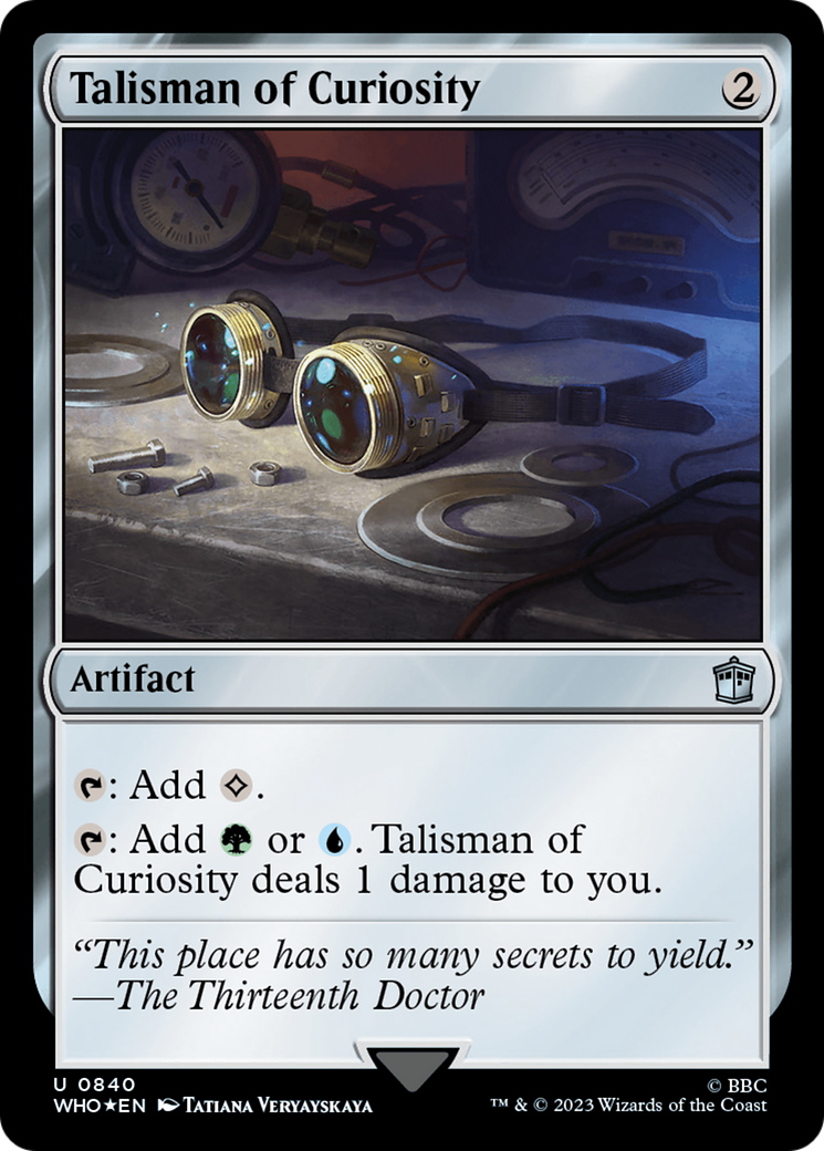 Talisman of Curiosity (Surge Foil) [Doctor Who] | Webway Games