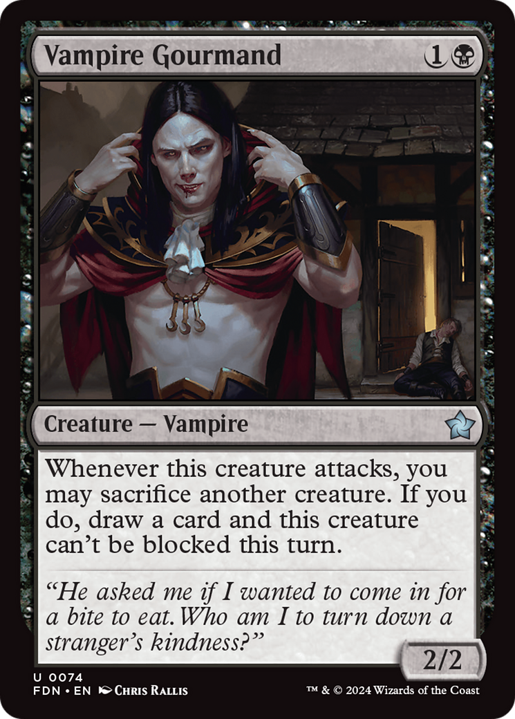 Vampire Gourmand [Foundations] | Webway Games