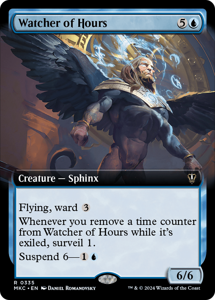Watcher of Hours (Extended Art) [Murders at Karlov Manor Commander] | Webway Games