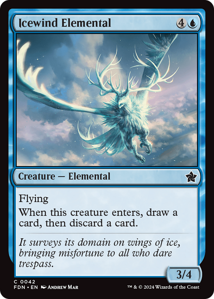 Icewind Elemental [Foundations] | Webway Games