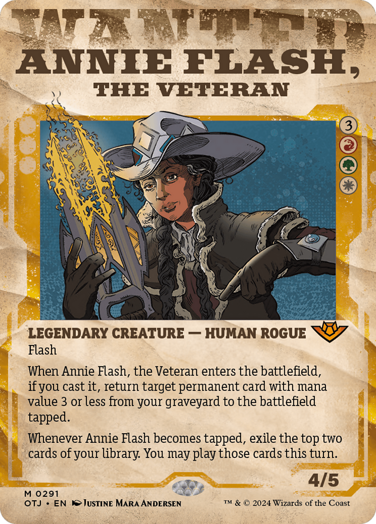 Annie Flash, the Veteran (Showcase) [Outlaws of Thunder Junction] | Webway Games
