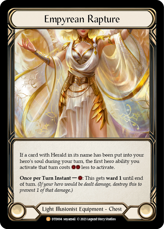 Empyrean Rapture [DTD004] (Dusk Till Dawn)  Rainbow Foil | Webway Games