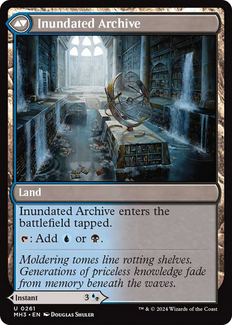 Waterlogged Teachings //Inundated Archive [Modern Horizons 3] | Webway Games