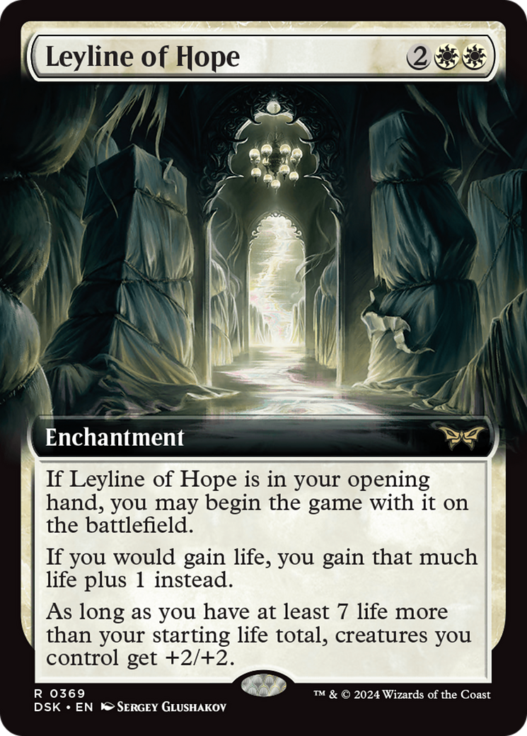 Leyline of Hope (Extended Art) [Duskmourn: House of Horror] | Webway Games